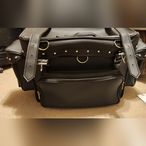 Leather Motorcycle LuggageBag